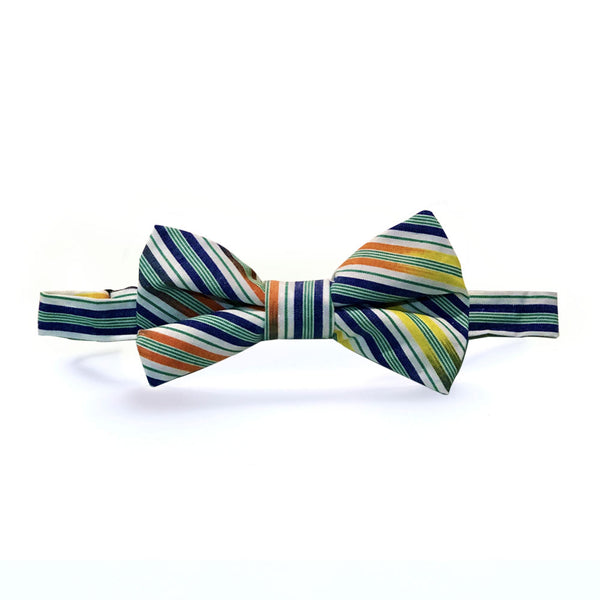 Boys Multi-Green Color Bow Tie