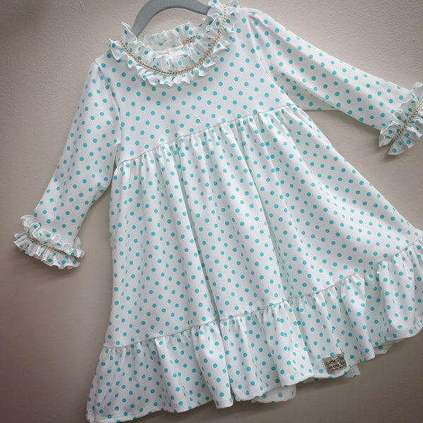 Twirly, Madly, Deeply Dress in Polka-dot