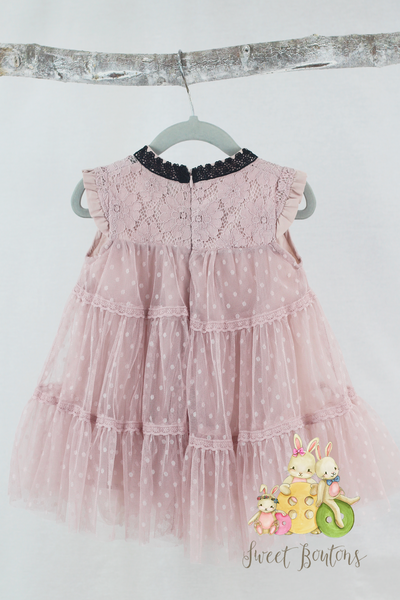 Abella Lace and tulle dress