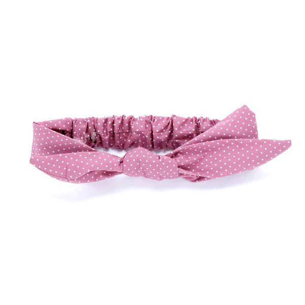 Girls Tie-Up Headwrap - Polka Dots - See more colors!