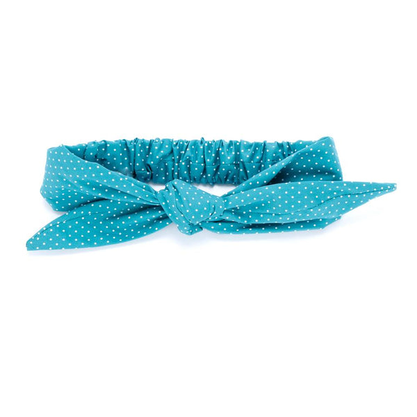 Girls Tie-Up Headwrap - Polka Dots - See more colors!