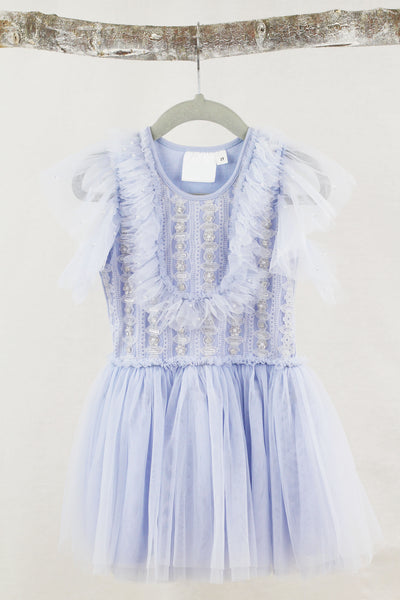 Cymbeline Blue Tulle Knee Length Dress