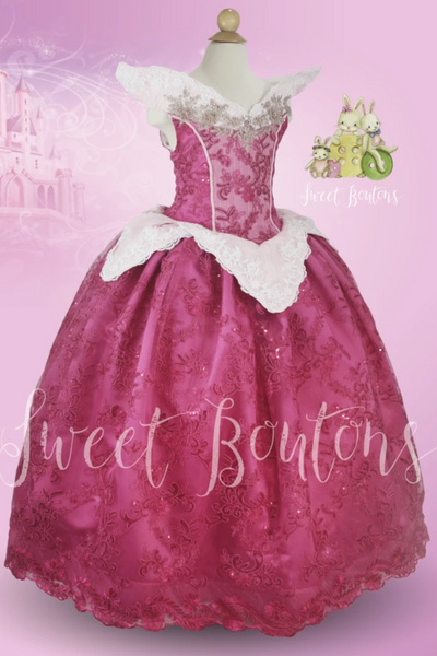 Dreamer Princess Pink Lace gown